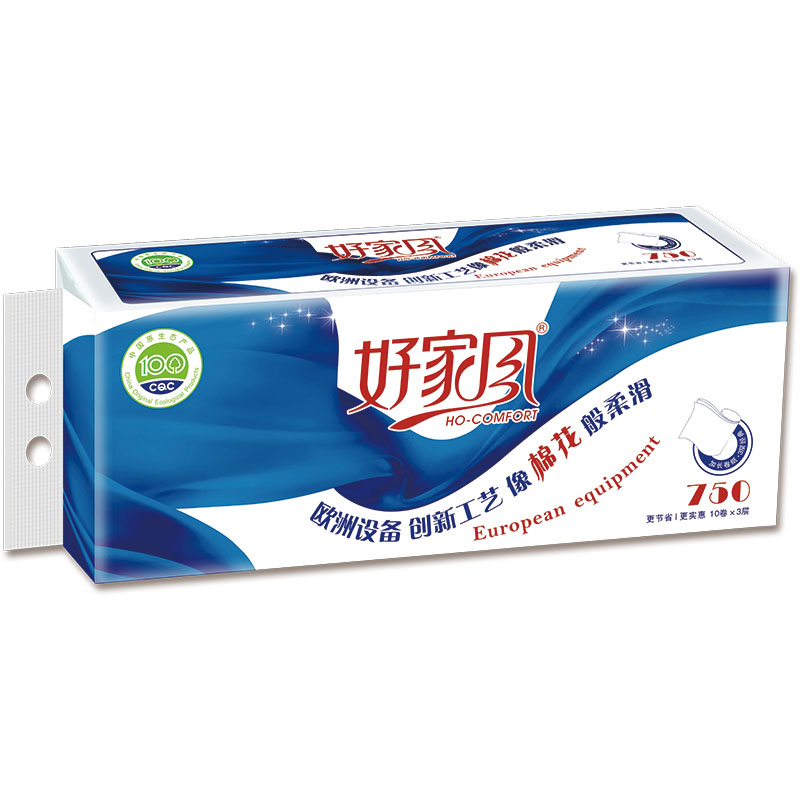 好家風(fēng)柔情實(shí)芯卷紙75克10卷