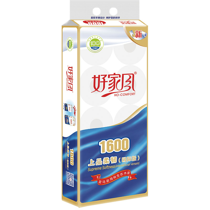 好家風柔情衛(wèi)生卷紙160克10卷