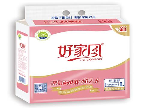 好家風(fēng)柔情面巾紙402張8包L