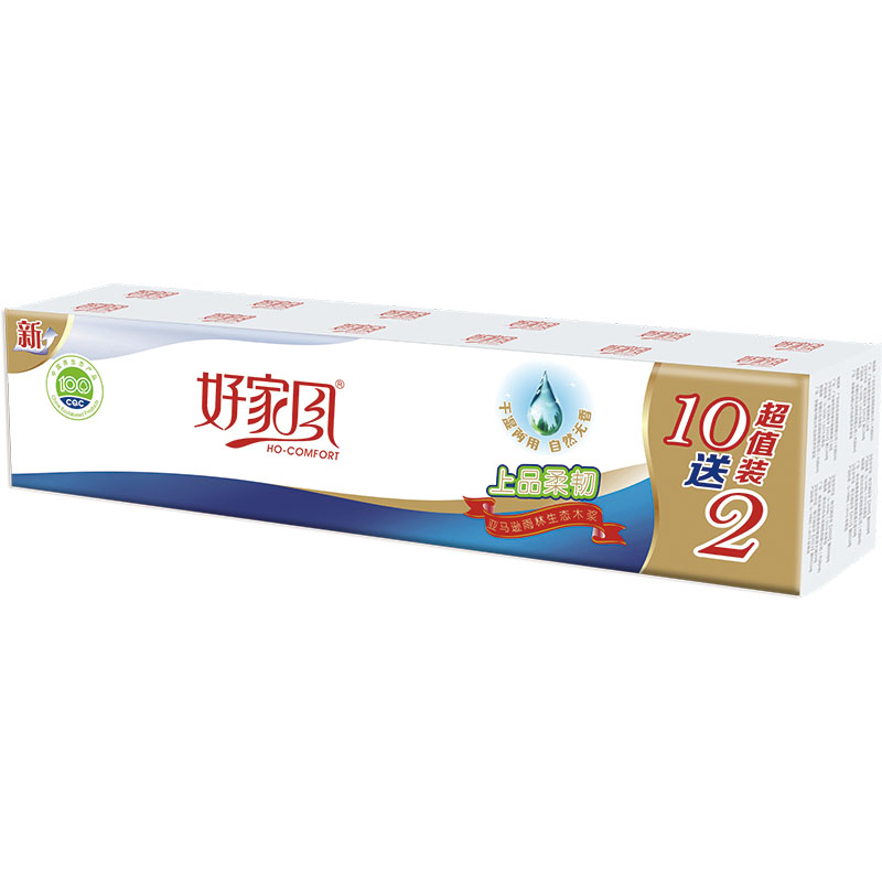 好家風(fēng)上品柔韌手帕紙7張4層12包