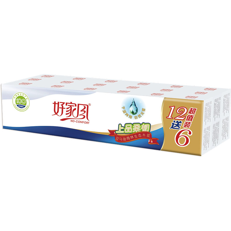 好家風(fēng)上品柔韌手帕紙7張4層18包