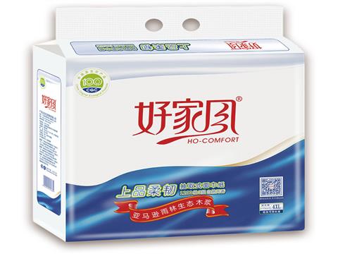 好家風(fēng)上品柔韌抽紙450張8包裝（4XL)